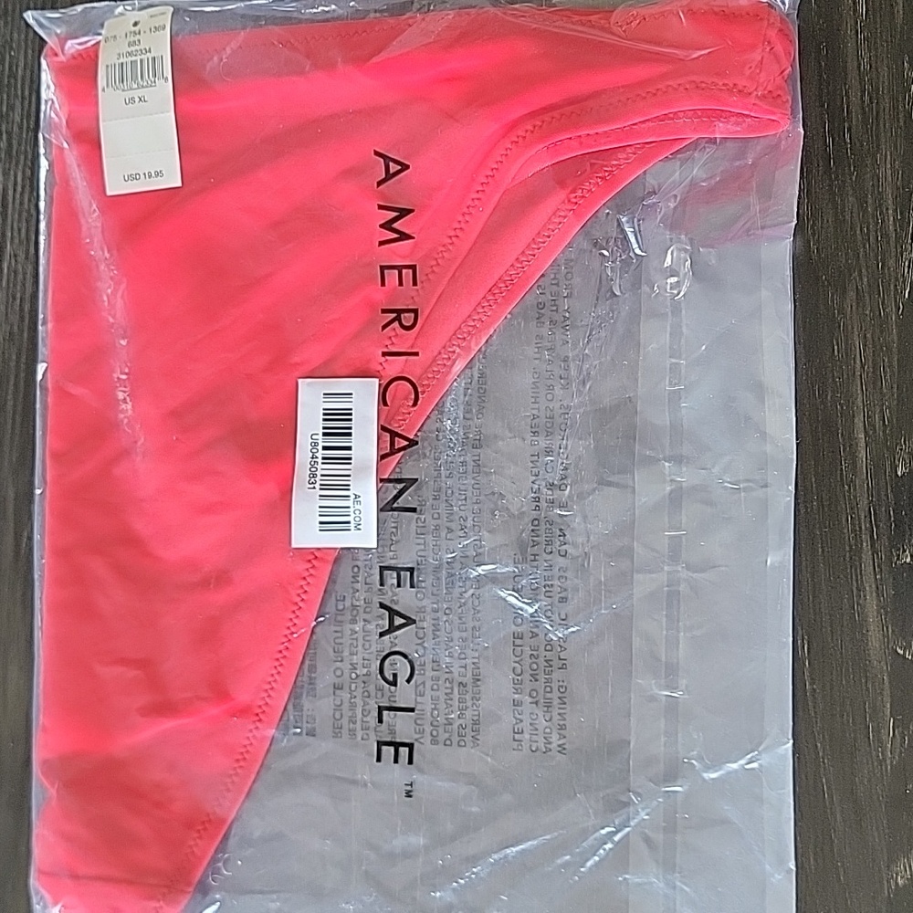 BOGO NWT Aerie OG Cheeky Bikini Bottom Women's Chilly Red - Picture 4 of 4